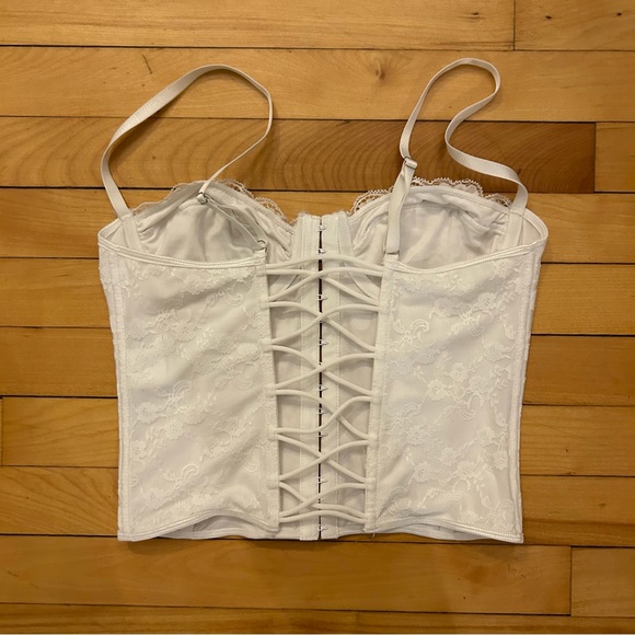 White Corset Top - Picture 2 of 2